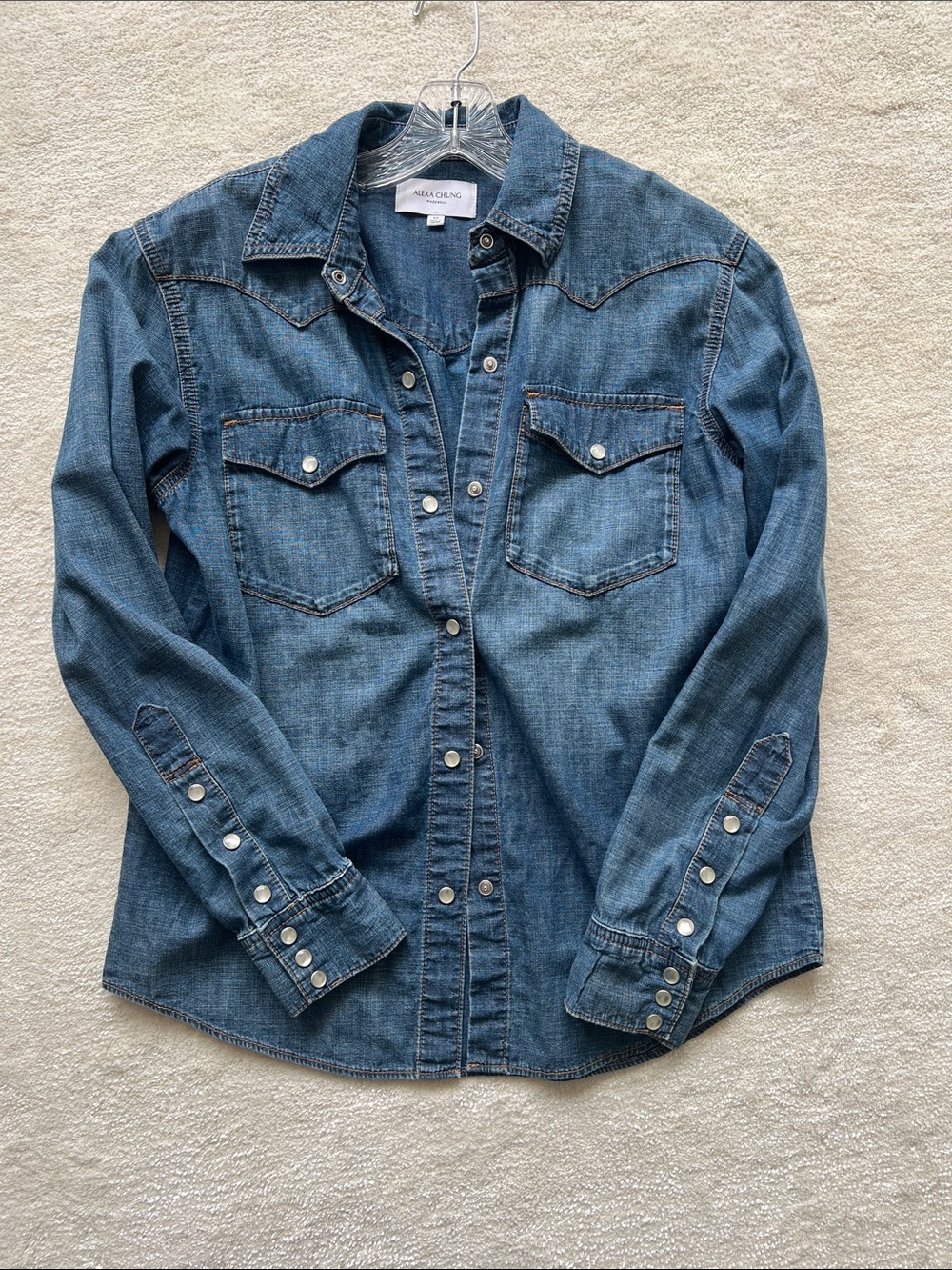 Madewell x Alexa Chung denim shirt
